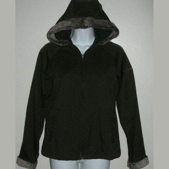 Women M Columbia Knit Track Hoodie Jacket - Picture 2 of 7